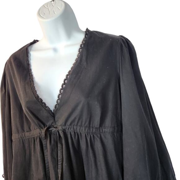 McQ Dress Size Small McQ By Alexander McQueen Black Ruffled Dress IT 38 / US S - Picture 7 of 14